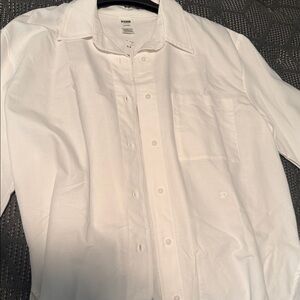 PINK Victoria's Secret White Button Down Shirt